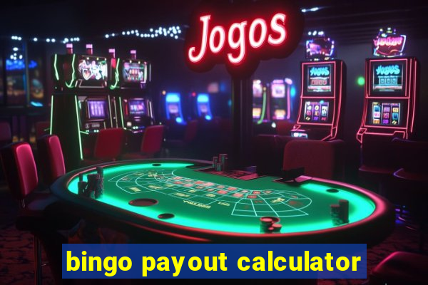 bingo payout calculator