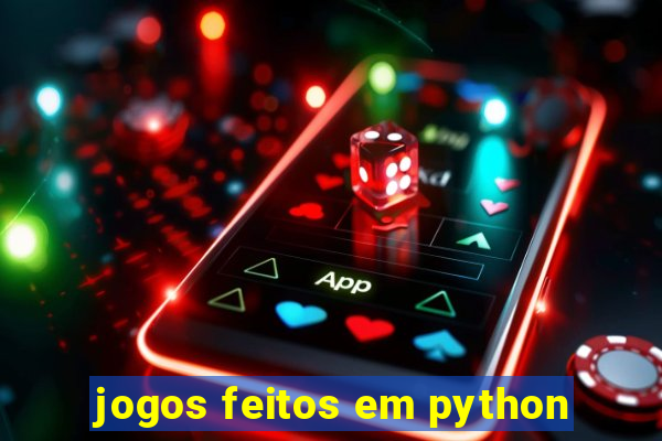 jogos feitos em python