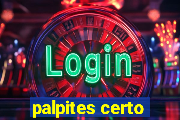 palpites certo