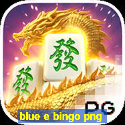 blue e bingo png