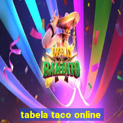 tabela taco online