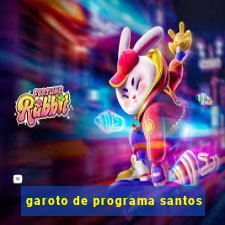 garoto de programa santos