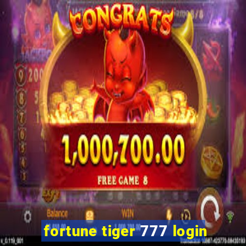 fortune tiger 777 login