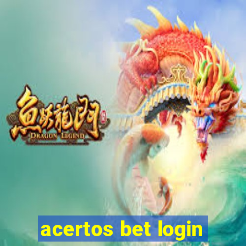 acertos bet login