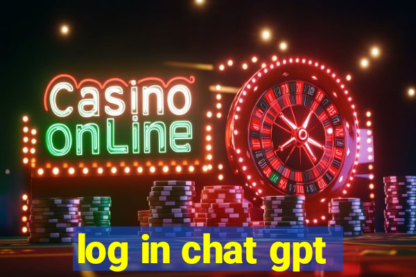 log in chat gpt