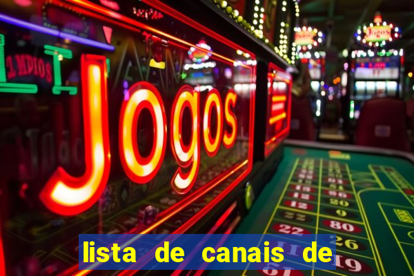 lista de canais de esporte iptv