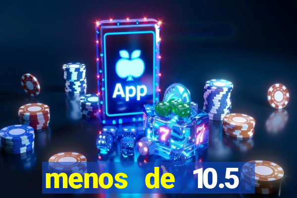 menos de 10.5 escanteios o que significa
