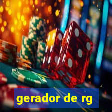 gerador de rg