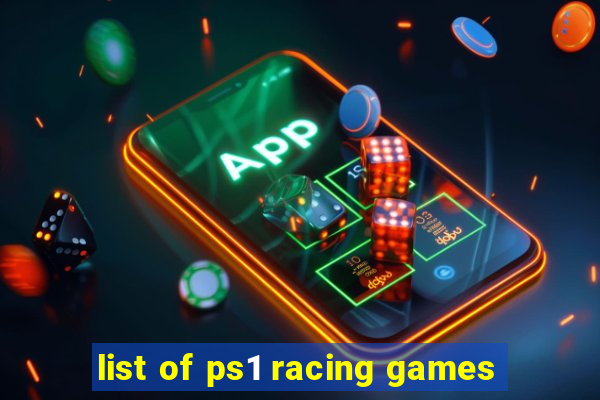 list of ps1 racing games