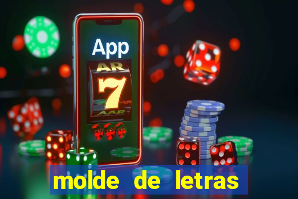 molde de letras feliz natal para imprimir