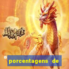 porcentagens de jogos pagantes