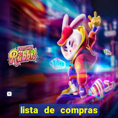 lista de compras supermercado completa