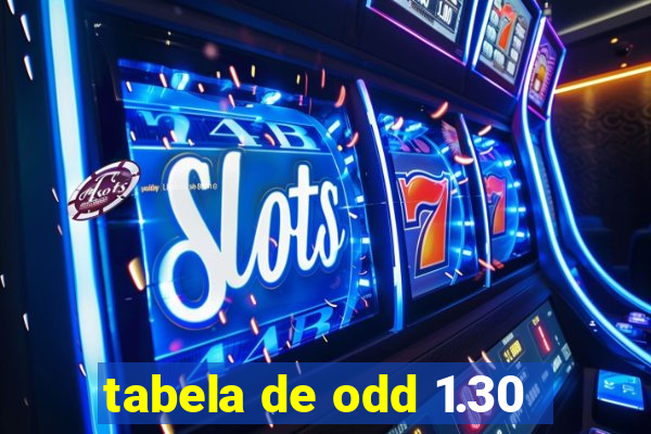 tabela de odd 1.30