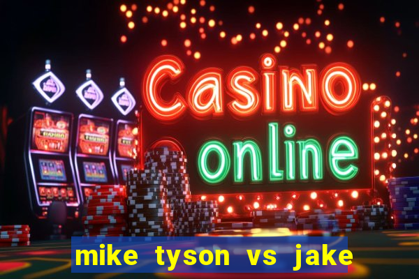 mike tyson vs jake paul assistir online