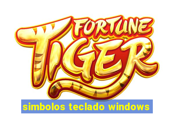 simbolos teclado windows
