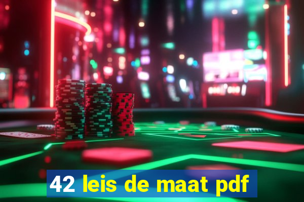 42 leis de maat pdf