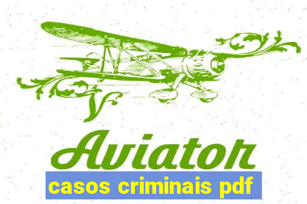 casos criminais pdf