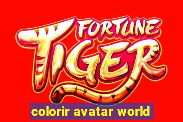 colorir avatar world
